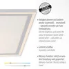 LeuchtenDirekt LED Deckenleuchte Edging Weiß 68x68cm 59W Produktbild-Vorschau 23