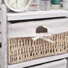 Komoda Rebecca Mobili, rzeźbiona z 4 szufladami, wykonana z Podgląd zdjęcia produktu 6