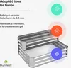 Blumfeldt Jardinière Surélevée à 2 Niveaux, 405L en Acier Voir les images du produit 2