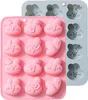 3D-Silikon-Hasen-Schokoladenform Mit 6 Vertiefungen, Produktbild-Vorschau 1
