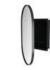 OKWISH Miroir de Rangement pour Salle de Bain Ovale - Cadre Voir les images du produit 6