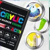 Acryl-Pinselmarker-Set mit 12 Farben für DIY-Malerei Produktbild-Vorschau 5