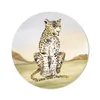MuchoWow® Mauspad Mousepad Leopard - Dschungel - Gras 40x40 Produktbild-Vorschau 1