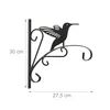 Relaxdays Blumenhaken mit Vogel, Blumenampelhalter für Produktbild-Vorschau 4