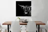 MuchoWow® Poster Schottischer Highlander - Horn - Schwarz - Produktbild-Vorschau 2