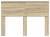 Tête de lit vidaXL en bois composite chêne Sonoma Voir les images du produit 4