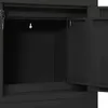 vidaXL Kancelářská skříň antracit 90x40x102 cm Ocel Náhled obrázku produktu 6