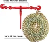 Set di catene e reggette VEVOR 3/8" - 1/2", resistenza di Anteprima dell’immagine prodotto 3