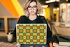 MuchoWow® Laptop Aufkleber Sticker Cover Patchwork - Retro Produktbild-Vorschau 5