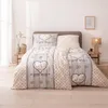Bettwäsche Landhaus Vintage 135x200 + 80x80 cm, 4-teilig, Produktbild-Vorschau 2