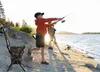 Klappbarer Outdoor-Stuhl Grün/Braun - Ideal für Camping und Produktbild-Vorschau 21