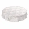 Tischdecke Wachstuch Blumen Beige Robust Wasserabweisend Produktbild-Vorschau 1