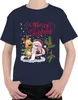 Merry Christmas Santa Rentier Wunschliste Mistelzweig - Produktbild-Vorschau 1
