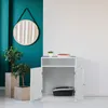 Relaxdays Armadietto per lettiera, 2 ingressi laterali, Anteprima dell’immagine prodotto 2