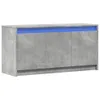 vidaXL Armoire TV avec éclairage LED gris béton 100x34x50 Voir les images du produit 3