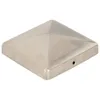 Tappi per pali 6 pz. Piramide in acciaio inox 101 x 101 mm Anteprima dell’immagine prodotto 1