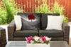 MuchoWow® Outdoor Kissen - Schwarz-Weiß-Foto mit einem Produktbild-Vorschau 5