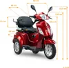 Elektrický skútr, invalidní vozík BILI BIKE SHINO G2 Náhled obrázku produktu 21