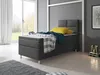 A bedroom scene with a bed, window, and wall decor. Produktbild-Vorschau
