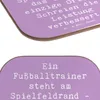 Mr. & Mrs. Panda Tischuntersetzer Spruch Fußballtrainer Produktbild-Vorschau 5