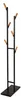 MAUL Garderobe MAULrima 6 Haken Standfuß 183 cm schwarz Produktbild-Vorschau 1