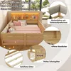 Flachbett, Gitterbett, 140 x 200 cm, Kinderbett mit Gitter, Produktbild-Vorschau 8