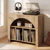 Tavolino laterale, 80 cm. Comodino per dischi in vinile, Anteprima dell’immagine prodotto 1