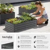 tectake Hochbeet Salvia verzinkter Stahl 120x60x30cm 200L Produktbild-Vorschau 2