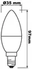 Philips Filament-Kerzenlampe, B35 E14, Milchglas, 40 W, 4,3 Produktbild-Vorschau 10