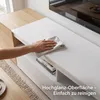 FUFU&GAGA TV Lowboard 200 cm Weiß Hochglanz & Eiche, Produktbild-Vorschau 8