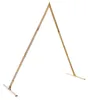 vidaXL Hochzeitsbogen Hellbraun 202 x 95 x 254 cm Massives Produktbild-Vorschau 5