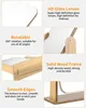Collage of product features with text descriptions. Produktbild-Vorschau
