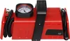 A red and black portable air compressor with a pressure gauge. Náhled obrázku produktu