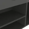 vidaXL Lavice na boty s polštářem šedá 104x30x49 cm Dřevěný Náhled obrázku produktu 7