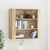 vidaXL Nástěnná skříň Sonoma dub 80x33x80 cm výrobek ze Náhled obrázku produktu 2