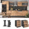 Küchenunterschrank Vicco R-Line Goldkraft Eiche 60 cm mit Produktbild-Vorschau 3