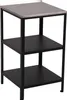 A product shot of a three-tiered shelving unit. Voir les images du produit
