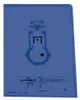 DURABLE Sichthülle STANDARD A4 PP, Pckg. à 100, 233706 blau Produktbild-Vorschau 4