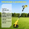 Akumulatorowa Glebogryzarka Ogrodowa 500w , Prędkość 450 Podgląd zdjęcia produktu 15