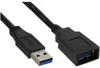 InLine USB 3.2 Gen.1 Kabel, A Stecker / Buchse, schwarz, Produktbild-Vorschau 6