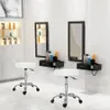 Sedia cosmetica su ruote, regolabile in altezza - bianco Anteprima dell’immagine prodotto 6
