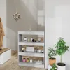 The Living Store Bücherregal/Raumteiler Grau Sonoma Produktbild-Vorschau 2