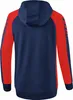 Erima Six Wings Trainingsjacke mit Kapuze New Navy/Rot - 34 Produktbild-Vorschau 3