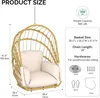 Balconera Hängesessel Schaukelstuhl Hängesitz Hängeschaukel Produktbild-Vorschau 2