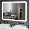 Puluomis koupelnové zrcadlo s osvětlením bez mlhy 80x60, s Náhled obrázku produktu 1