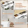 Îlot de cuisine mobile Merax avec plan de travail Voir les images du produit 11