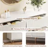 INONEFT Kommode mit 6 Schubladen, Weiß Sideboard mit Produktbild-Vorschau 5