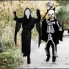 Ghostface-Kostüm für Kinder, XL, Schwarz, mit Kapuze Produktbild-Vorschau