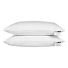 Two white pillows are stacked on top of each other against a white background. Náhled obrázku produktu