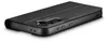 A black flip phone case is shown from a diagonal angle against a white background. Produktbild-Vorschau